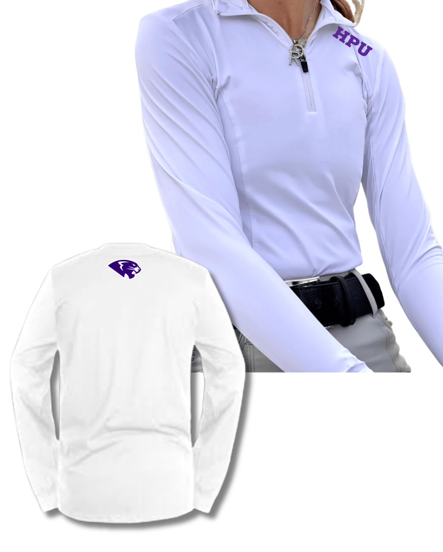Equestrian Team Apparel Custom Team Shirts White / XXS High Point University - Sun Shirt equestrian team apparel online tack store mobile tack store custom farm apparel custom show stable clothing equestrian lifestyle horse show clothing riding clothes High Point University - Sun Shirt horses equestrian tack store