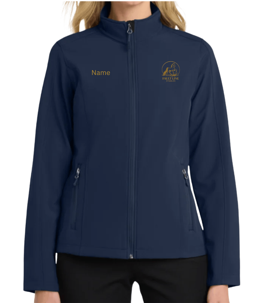 Fault Line Stables- Women's Soft Shell Jacket