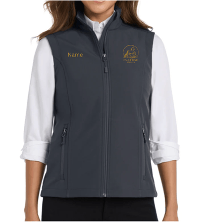 Fault Line Stables- Men's Soft Shell Vest