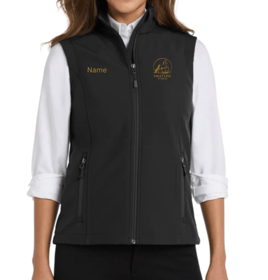 Fault Line Stables- Men's Soft Shell Vest