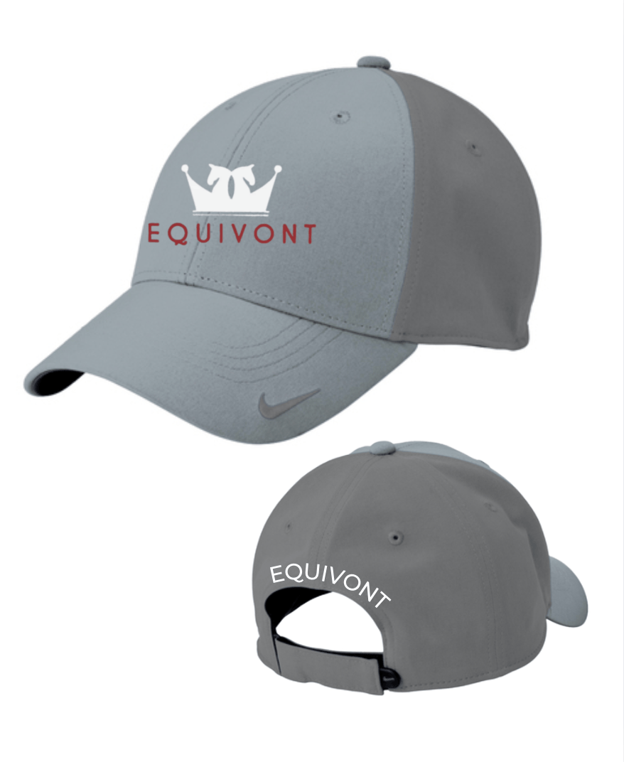 Equestrian Team Apparel custom hats Grey Equivont- Nike Baseball Cap equestrian team apparel online tack store mobile tack store custom farm apparel custom show stable clothing equestrian lifestyle horse show clothing riding clothes Equivont- Nike Baseball Cap horses equestrian tack store