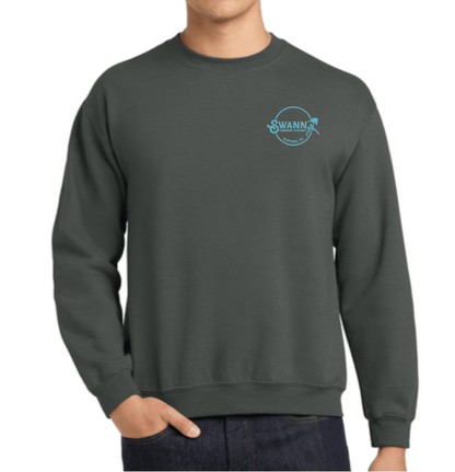 Equestrian Team Apparel custom hoodie Unisex Sweatshirt / Charcoal / XS SWANN - Crewneck Sweatshirt equestrian team apparel online tack store mobile tack store custom farm apparel custom show stable clothing equestrian lifestyle horse show clothing riding clothes SWANN - Crewneck Sweatshirt horses equestrian tack store