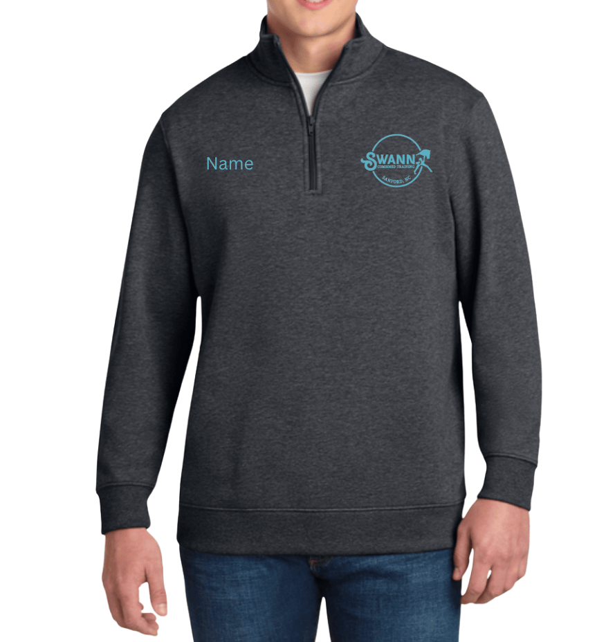 Equestrian Team Apparel custom sweatshirt Men's 1/4 Zip / XS SWANN- 1/4 Zip Sweatshirt equestrian team apparel online tack store mobile tack store custom farm apparel custom show stable clothing equestrian lifestyle horse show clothing riding clothes SWANN- 1/4 Zip Sweatshirt horses equestrian tack store