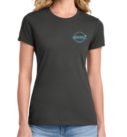 Equestrian Team Apparel Custom Shirts Women's / Charcoal / XS SWANN T-Shirt equestrian team apparel online tack store mobile tack store custom farm apparel custom show stable clothing equestrian lifestyle horse show clothing riding clothes SWANN T-Shirt horses equestrian tack store