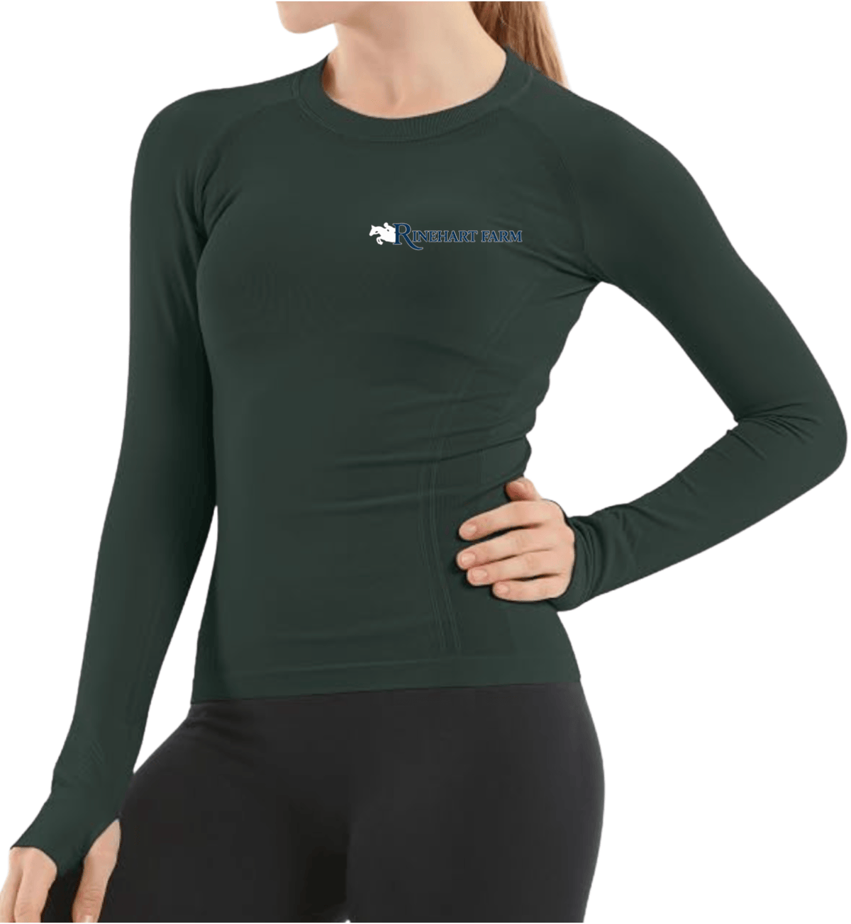 Equestrian Team Apparel Schooling Shirt Rinehart- Tech Shirt (Long Sleeve) equestrian team apparel online tack store mobile tack store custom farm apparel custom show stable clothing equestrian lifestyle horse show clothing riding clothes Rinehart- Tech Shirt (Long Sleeve) horses equestrian tack store