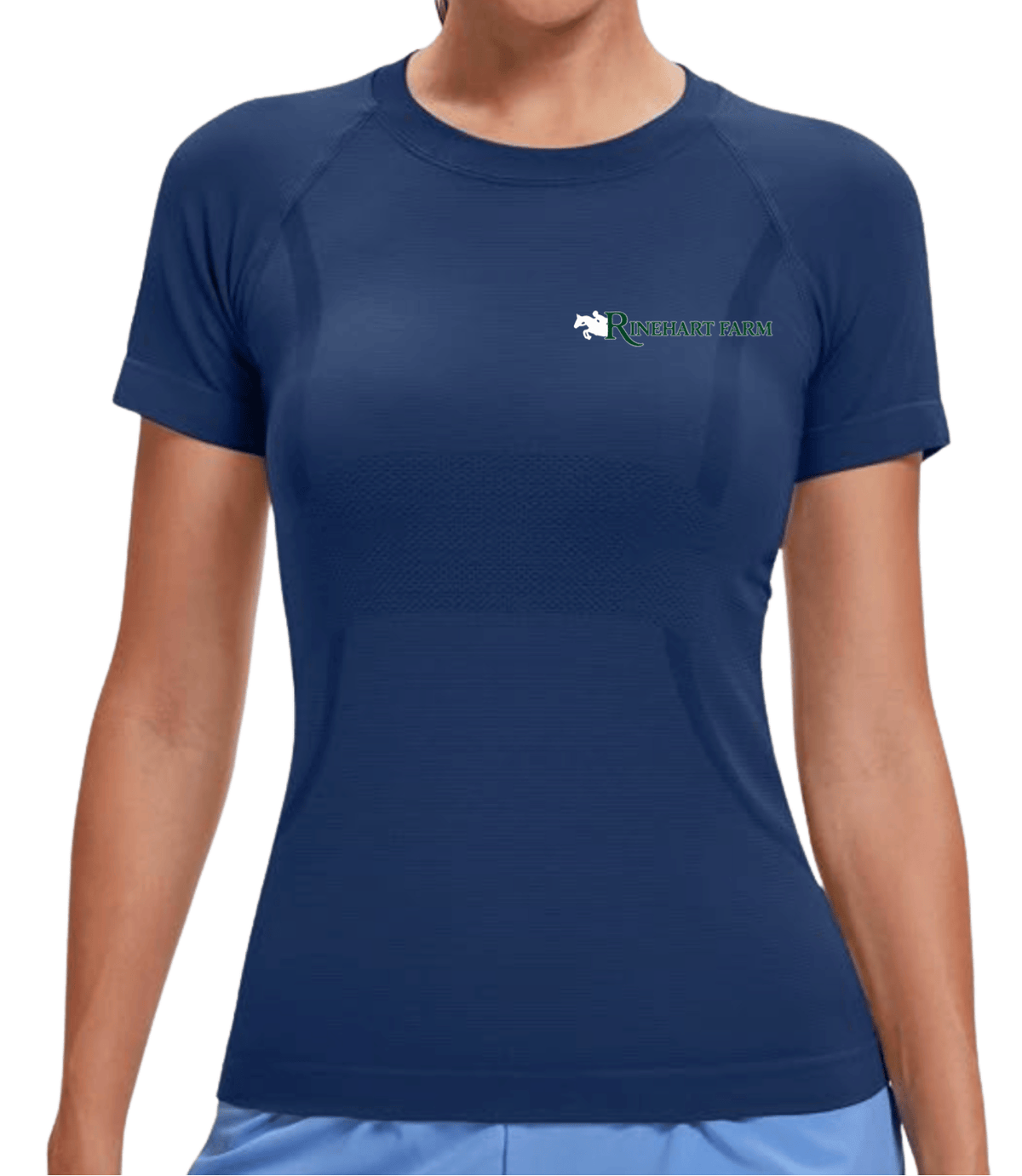 Equestrian Team Apparel Schooling Shirt Navy / XXS Rinehart- Tech Shirt (Short Sleeve) equestrian team apparel online tack store mobile tack store custom farm apparel custom show stable clothing equestrian lifestyle horse show clothing riding clothes Rinehart- Tech Shirt (Short Sleeve) horses equestrian tack store