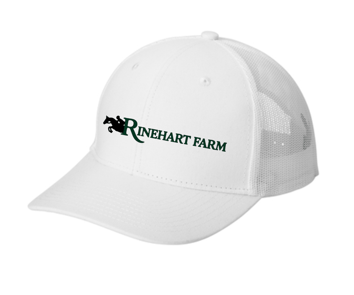 Equestrian Team Apparel custom hats White Rinehart- Trucker Hat equestrian team apparel online tack store mobile tack store custom farm apparel custom show stable clothing equestrian lifestyle horse show clothing riding clothes Rinehart- Trucker Hat horses equestrian tack store