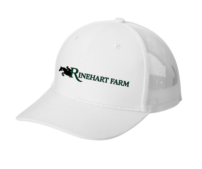 Equestrian Team Apparel custom hats White Rinehart- Trucker Hat equestrian team apparel online tack store mobile tack store custom farm apparel custom show stable clothing equestrian lifestyle horse show clothing riding clothes Rinehart- Trucker Hat horses equestrian tack store