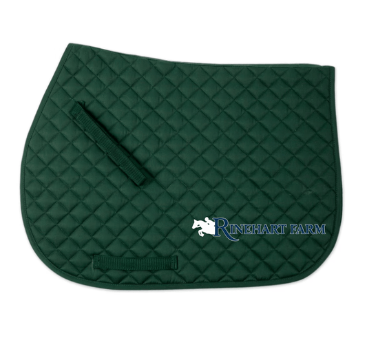 Equestrian Team Apparel custom saddle pad Dark Hunter Green Rinehart- AP Saddle Pad equestrian team apparel online tack store mobile tack store custom farm apparel custom show stable clothing equestrian lifestyle horse show clothing riding clothes Rinehart- AP Saddle Pad horses equestrian tack store