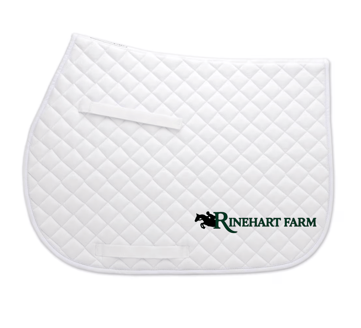 Equestrian Team Apparel custom saddle pad White Rinehart- AP Saddle Pad equestrian team apparel online tack store mobile tack store custom farm apparel custom show stable clothing equestrian lifestyle horse show clothing riding clothes Rinehart- AP Saddle Pad horses equestrian tack store