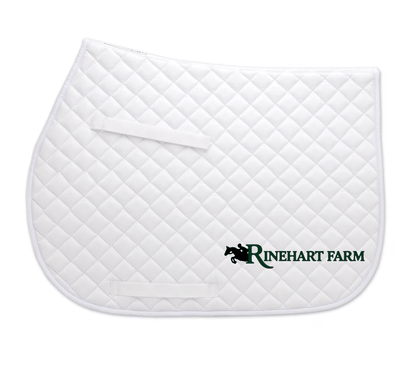 Equestrian Team Apparel custom saddle pad White Rinehart- AP Saddle Pad equestrian team apparel online tack store mobile tack store custom farm apparel custom show stable clothing equestrian lifestyle horse show clothing riding clothes Rinehart- AP Saddle Pad horses equestrian tack store