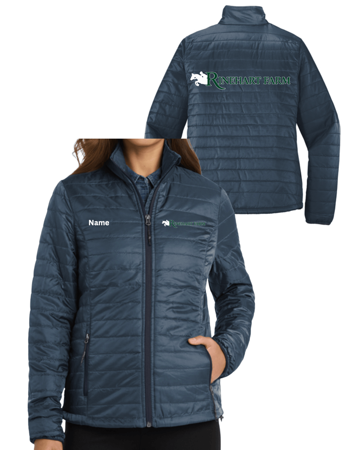 Equestrian Team Apparel Custom Jacket Women / XXS / Yes (Enter Name at Checkout) Rinehart- Puffy Jacket equestrian team apparel online tack store mobile tack store custom farm apparel custom show stable clothing equestrian lifestyle horse show clothing riding clothes Rinehart- Puffy Jacket horses equestrian tack store
