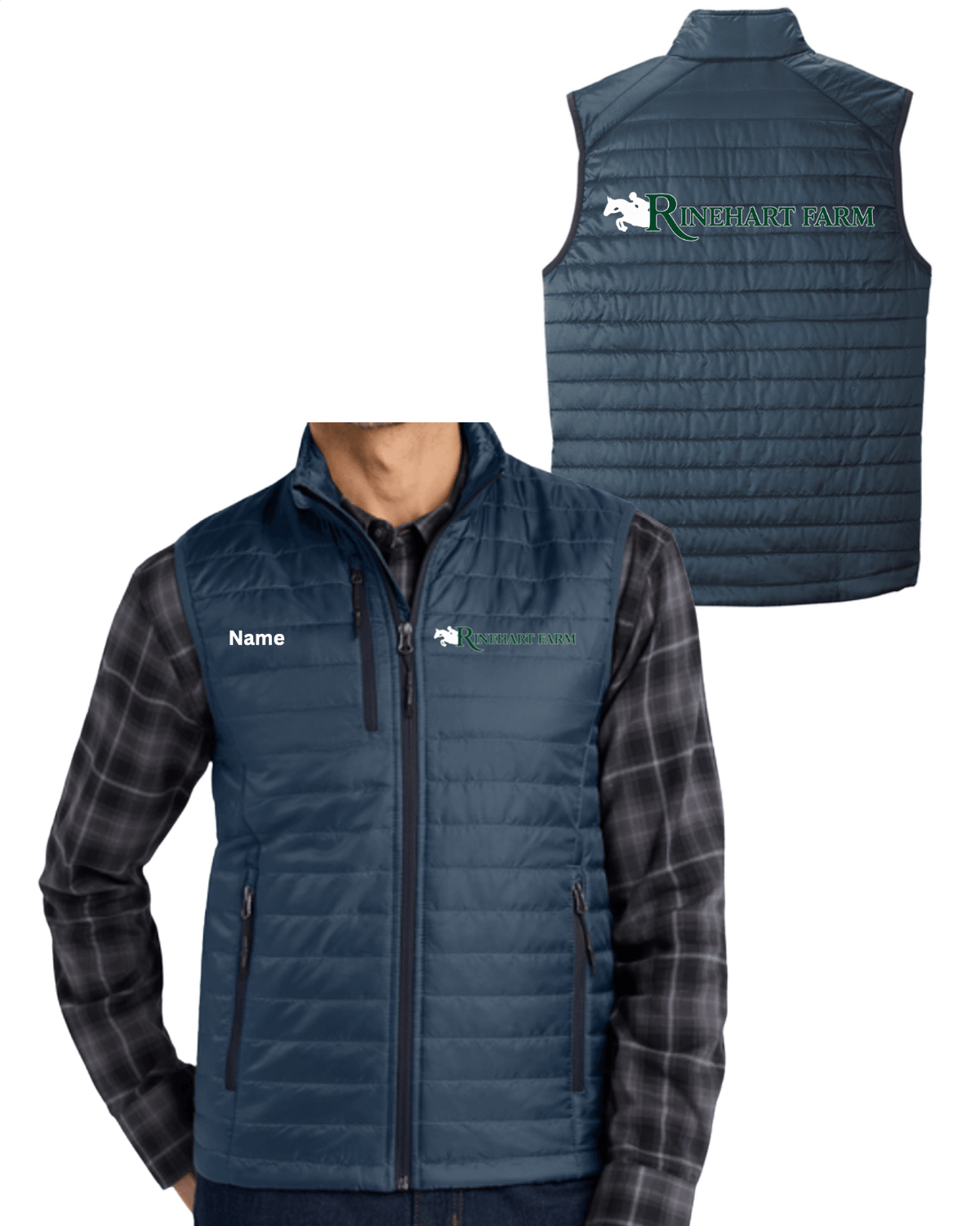 Equestrian Team Apparel Custom Vests Men / XXS / Yes (Enter Name at Checkout) Rinehart- Puffy Vest equestrian team apparel online tack store mobile tack store custom farm apparel custom show stable clothing equestrian lifestyle horse show clothing riding clothes Rinehart- Puffy Vest horses equestrian tack store