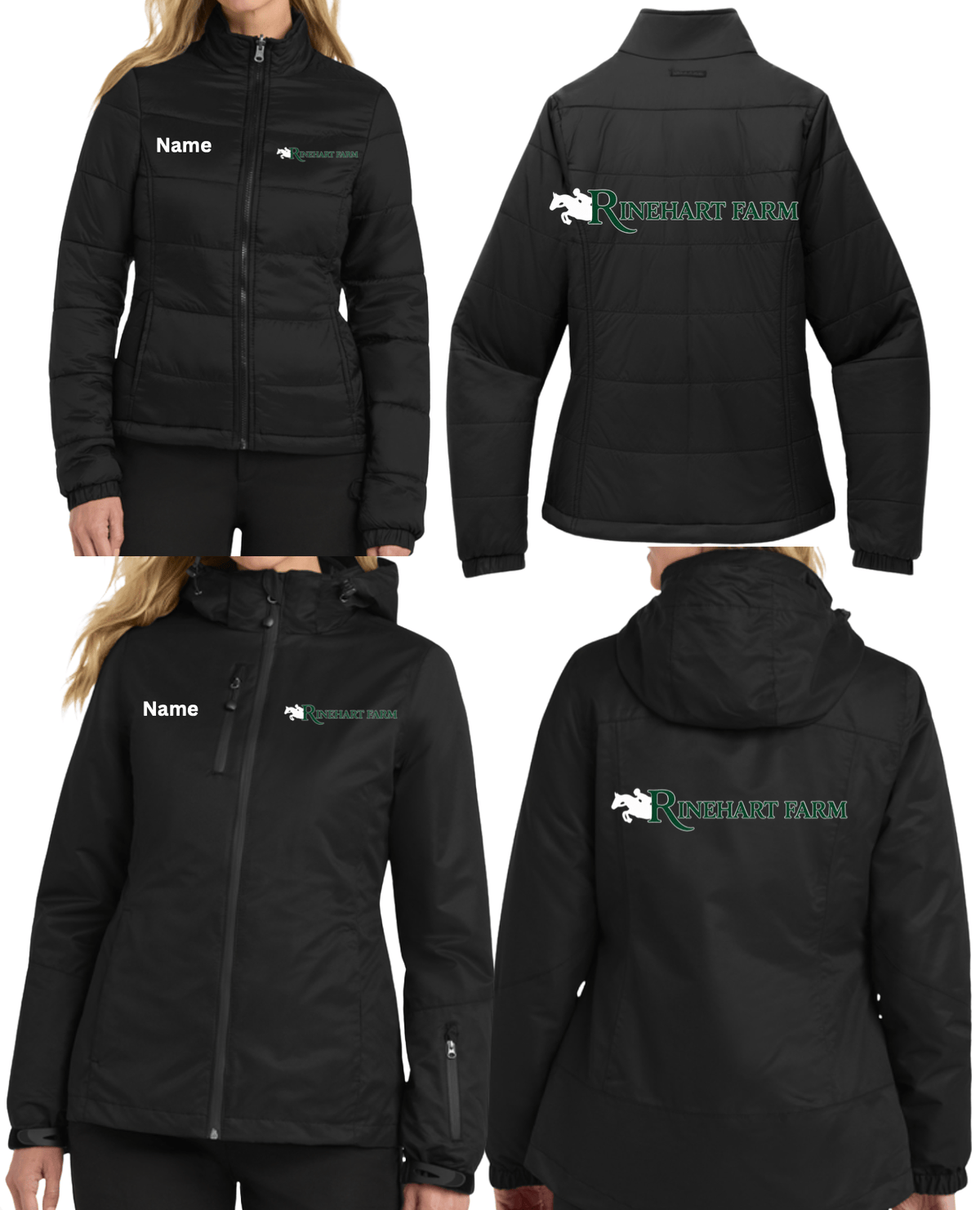 Equestrian Team Apparel Custom Vests Women / XXS / Yes (Enter Name at Checkout) Rinehart- 3-in-1 Waterproof RainJacket equestrian team apparel online tack store mobile tack store custom farm apparel custom show stable clothing equestrian lifestyle horse show clothing riding clothes Rinehart- 3-in-1 Waterproof RainJacket horses equestrian tack store