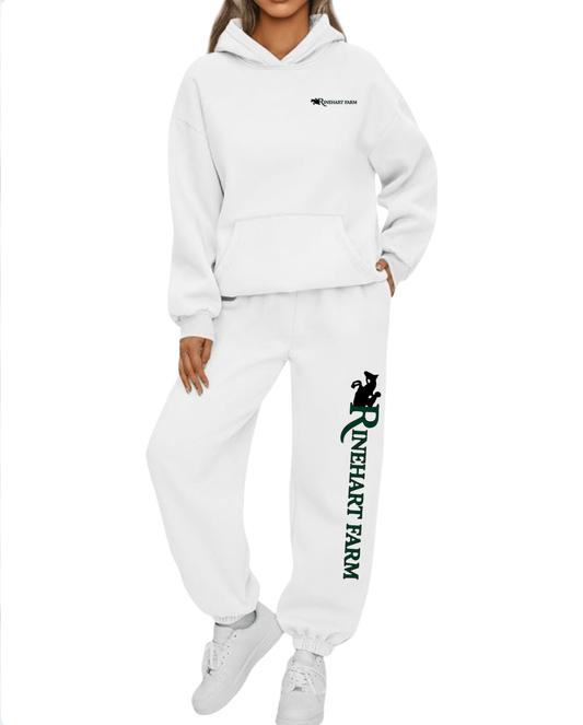 Equestrian Team Apparel custom sweatsuit White / Women / XS Rinehart- Cozy Sweatsuit equestrian team apparel online tack store mobile tack store custom farm apparel custom show stable clothing equestrian lifestyle horse show clothing riding clothes Rinehart- Cozy Sweatsuit horses equestrian tack store