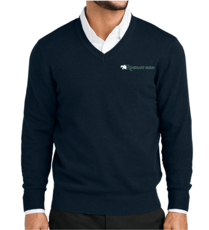 Equestrian Team Apparel Custom Shirts Men / Navy / XS Rinehart- V-Neck Sweater equestrian team apparel online tack store mobile tack store custom farm apparel custom show stable clothing equestrian lifestyle horse show clothing riding clothes Rinehart- V-Neck Sweater horses equestrian tack store