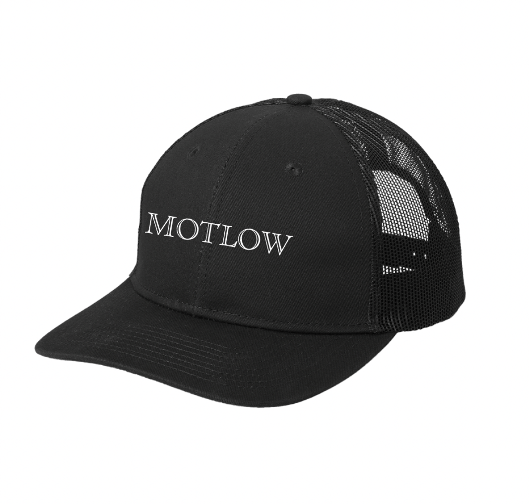 Equestrian Team Apparel custom hats Black/Black Motlow- Trucker Hat equestrian team apparel online tack store mobile tack store custom farm apparel custom show stable clothing equestrian lifestyle horse show clothing riding clothes Motlow- Trucker Hat horses equestrian tack store