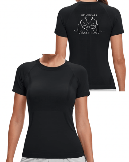 Equestrian Team Apparel Custom Shirts Black / XXS HoofBeats Equestrian- Tech Shirt (Short Sleeve) equestrian team apparel online tack store mobile tack store custom farm apparel custom show stable clothing equestrian lifestyle horse show clothing riding clothes HoofBeats Equestrian- Tech Shirt (Short Sleeve) horses equestrian tack store