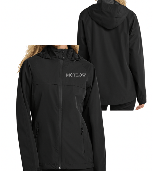 Equestrian Team Apparel custom rain jacket Black/Black / Women / XXS Motlow- Rain Jacket equestrian team apparel online tack store mobile tack store custom farm apparel custom show stable clothing equestrian lifestyle horse show clothing riding clothes Motlow- Rain Jacket horses equestrian tack store