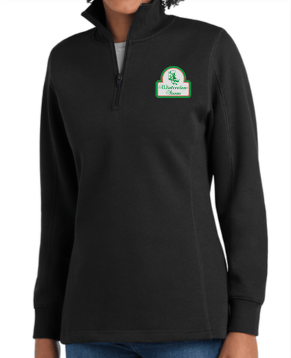 Equestrian Team Apparel Custom Shirts Black / XS / Ladies Winterview Farm- 1/4 Zip equestrian team apparel online tack store mobile tack store custom farm apparel custom show stable clothing equestrian lifestyle horse show clothing riding clothes Winterview Farm- 1/4 Zip horses equestrian tack store