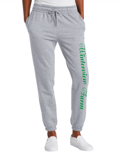 Equestrian Team Apparel custom pants Light Gray / XS Winterview Farm- Sweatpants equestrian team apparel online tack store mobile tack store custom farm apparel custom show stable clothing equestrian lifestyle horse show clothing riding clothes Winterview Farm- Sweatpants horses equestrian tack store
