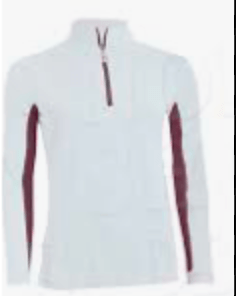 Tailored Sportsman Sun Shirt White/ claret Tailored Sportsman- Sun Shirt Long Sleeve Large equestrian team apparel online tack store mobile tack store custom farm apparel custom show stable clothing equestrian lifestyle horse show clothing riding clothes Tailored Sportsman- Sun Shirt Long Sleeve Large horses equestrian tack store