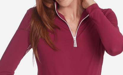 Tailored Sportsman Sun Shirt Claret/Gold Tailored Sportsman- Sun Shirt Long Sleeve Large equestrian team apparel online tack store mobile tack store custom farm apparel custom show stable clothing equestrian lifestyle horse show clothing riding clothes Tailored Sportsman- Sun Shirt Long Sleeve Large horses equestrian tack store