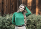 Hannah Childs top Bright Hunter / XXS Hannah Childs- Farrah Turtleneck Training Top equestrian team apparel online tack store mobile tack store custom farm apparel custom show stable clothing equestrian lifestyle horse show clothing riding clothes Hannah Childs- Farrah Turtleneck Training Top horses equestrian tack store