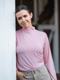 Hannah Childs top Peony / XXS Hannah Childs- Farrah Turtleneck Training Top equestrian team apparel online tack store mobile tack store custom farm apparel custom show stable clothing equestrian lifestyle horse show clothing riding clothes Hannah Childs- Farrah Turtleneck Training Top horses equestrian tack store