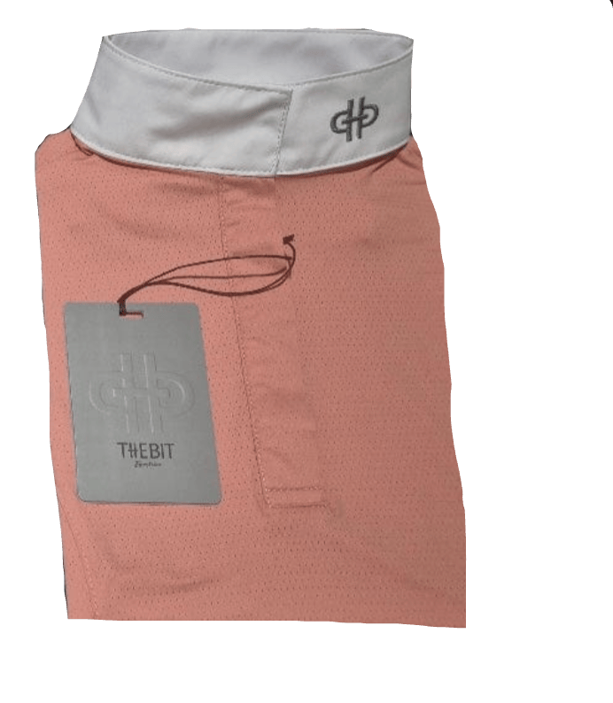 the bit equestrian brand ladies show shirt XXS / Coral w/Grey Logo The Bit Equestrian Brand- Show Shirt Short Sleeve (Ladies) equestrian team apparel online tack store mobile tack store custom farm apparel custom show stable clothing equestrian lifestyle horse show clothing riding clothes The Bit Equestrian Brand- Show Shirt Short Sleeve (Ladies) horses equestrian tack store