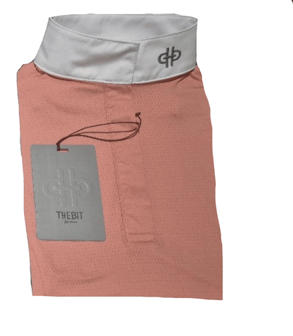 the bit equestrian brand ladies show shirt XXS / Coral w/Grey Logo The Bit Equestrian Brand- Show Shirt Short Sleeve (Ladies) equestrian team apparel online tack store mobile tack store custom farm apparel custom show stable clothing equestrian lifestyle horse show clothing riding clothes The Bit Equestrian Brand- Show Shirt Short Sleeve (Ladies) horses equestrian tack store
