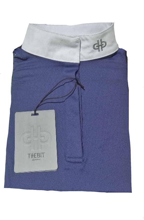 the bit equestrian brand ladies show shirt XXS / Lavender w/Grey Logo The Bit Equestrian Brand- Show Shirt Short Sleeve (Ladies) equestrian team apparel online tack store mobile tack store custom farm apparel custom show stable clothing equestrian lifestyle horse show clothing riding clothes The Bit Equestrian Brand- Show Shirt Short Sleeve (Ladies) horses equestrian tack store