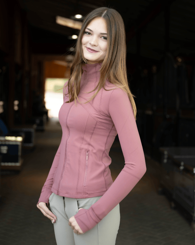 Barn Babe Equestrian jacket Cherry / S (4) Barn Babe Equestrian- Schooling Jacket equestrian team apparel online tack store mobile tack store custom farm apparel custom show stable clothing equestrian lifestyle horse show clothing riding clothes Barn Babe Equestrian- Schooling Jacket horses equestrian tack store