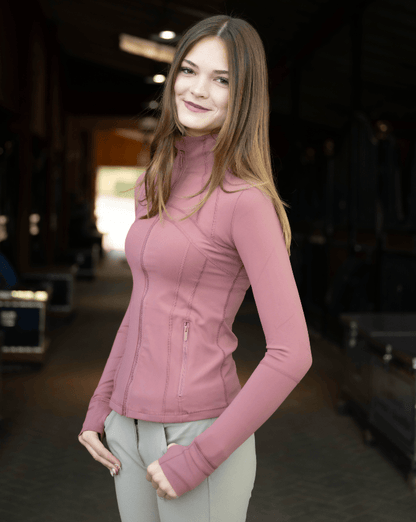 Barn Babe Equestrian jacket Cherry / S (4) Barn Babe Equestrian- Schooling Jacket equestrian team apparel online tack store mobile tack store custom farm apparel custom show stable clothing equestrian lifestyle horse show clothing riding clothes Barn Babe Equestrian- Schooling Jacket horses equestrian tack store