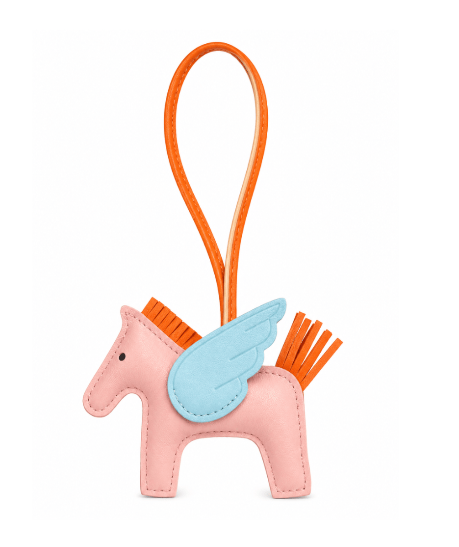 Barn Babe Equestrian charm Pink/Baby Blue Pegasus Bag Charm equestrian team apparel online tack store mobile tack store custom farm apparel custom show stable clothing equestrian lifestyle horse show clothing riding clothes Pegasus Bag Charm horses equestrian tack store