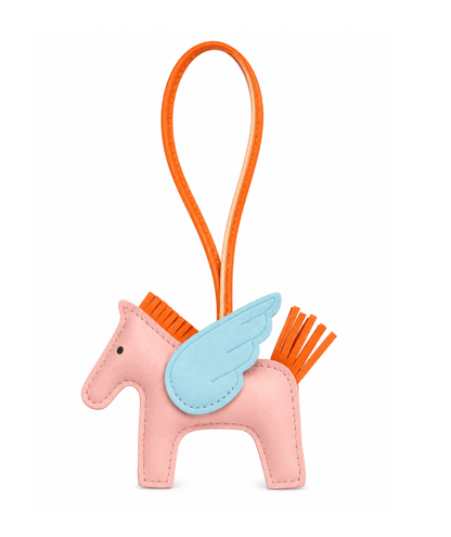 Barn Babe Equestrian charm Pink/Baby Blue Pegasus Bag Charm equestrian team apparel online tack store mobile tack store custom farm apparel custom show stable clothing equestrian lifestyle horse show clothing riding clothes Pegasus Bag Charm horses equestrian tack store
