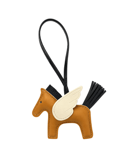 Barn Babe Equestrian charm Tan/Cream Pegasus Bag Charm equestrian team apparel online tack store mobile tack store custom farm apparel custom show stable clothing equestrian lifestyle horse show clothing riding clothes Pegasus Bag Charm horses equestrian tack store