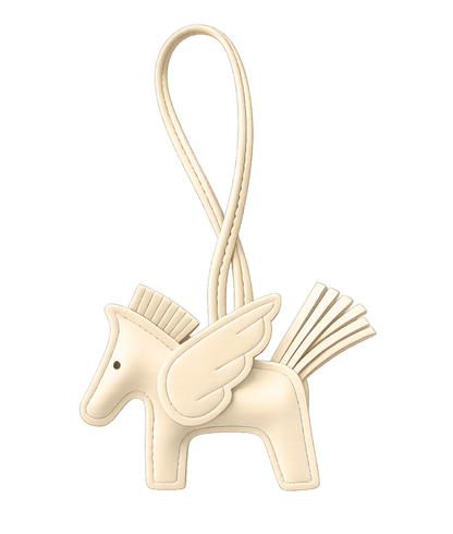 Barn Babe Equestrian charm Cream/Cream Pegasus Bag Charm equestrian team apparel online tack store mobile tack store custom farm apparel custom show stable clothing equestrian lifestyle horse show clothing riding clothes Pegasus Bag Charm horses equestrian tack store