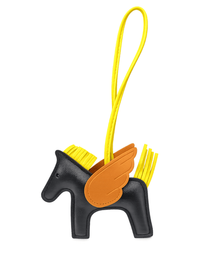 Barn Babe Equestrian charm Black/Tan Pegasus Bag Charm equestrian team apparel online tack store mobile tack store custom farm apparel custom show stable clothing equestrian lifestyle horse show clothing riding clothes Pegasus Bag Charm horses equestrian tack store