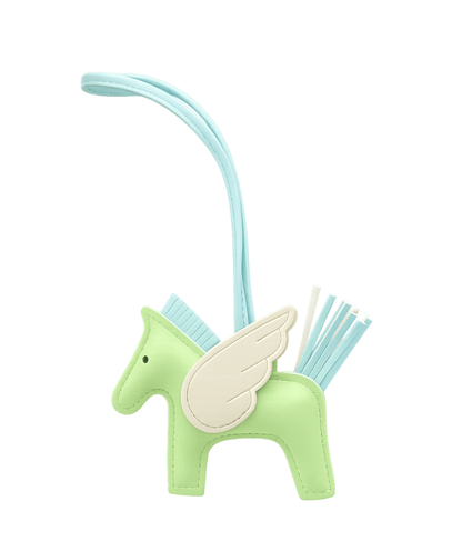 Barn Babe Equestrian charm Mint/Cream Pegasus Bag Charm equestrian team apparel online tack store mobile tack store custom farm apparel custom show stable clothing equestrian lifestyle horse show clothing riding clothes Pegasus Bag Charm horses equestrian tack store