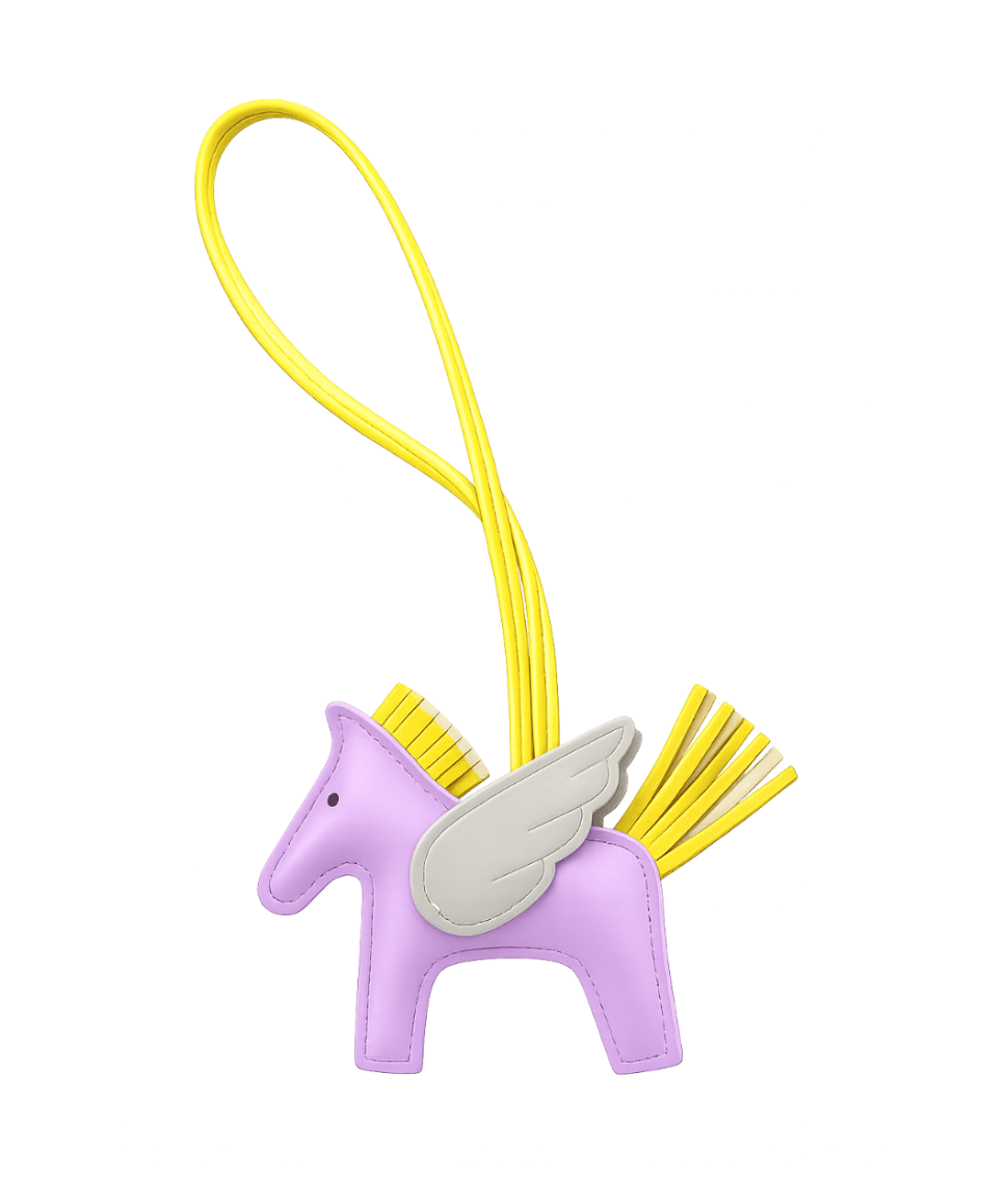 Barn Babe Equestrian charm Purple/Grey Pegasus Bag Charm equestrian team apparel online tack store mobile tack store custom farm apparel custom show stable clothing equestrian lifestyle horse show clothing riding clothes Pegasus Bag Charm horses equestrian tack store