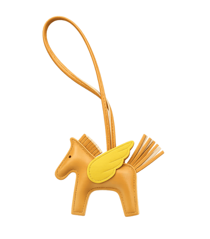 Barn Babe Equestrian charm Tan/Yellow Pegasus Bag Charm equestrian team apparel online tack store mobile tack store custom farm apparel custom show stable clothing equestrian lifestyle horse show clothing riding clothes Pegasus Bag Charm horses equestrian tack store