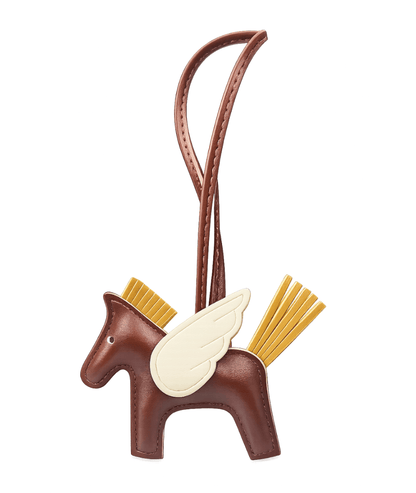 Barn Babe Equestrian charm Brown/Cream Pegasus Bag Charm equestrian team apparel online tack store mobile tack store custom farm apparel custom show stable clothing equestrian lifestyle horse show clothing riding clothes Pegasus Bag Charm horses equestrian tack store