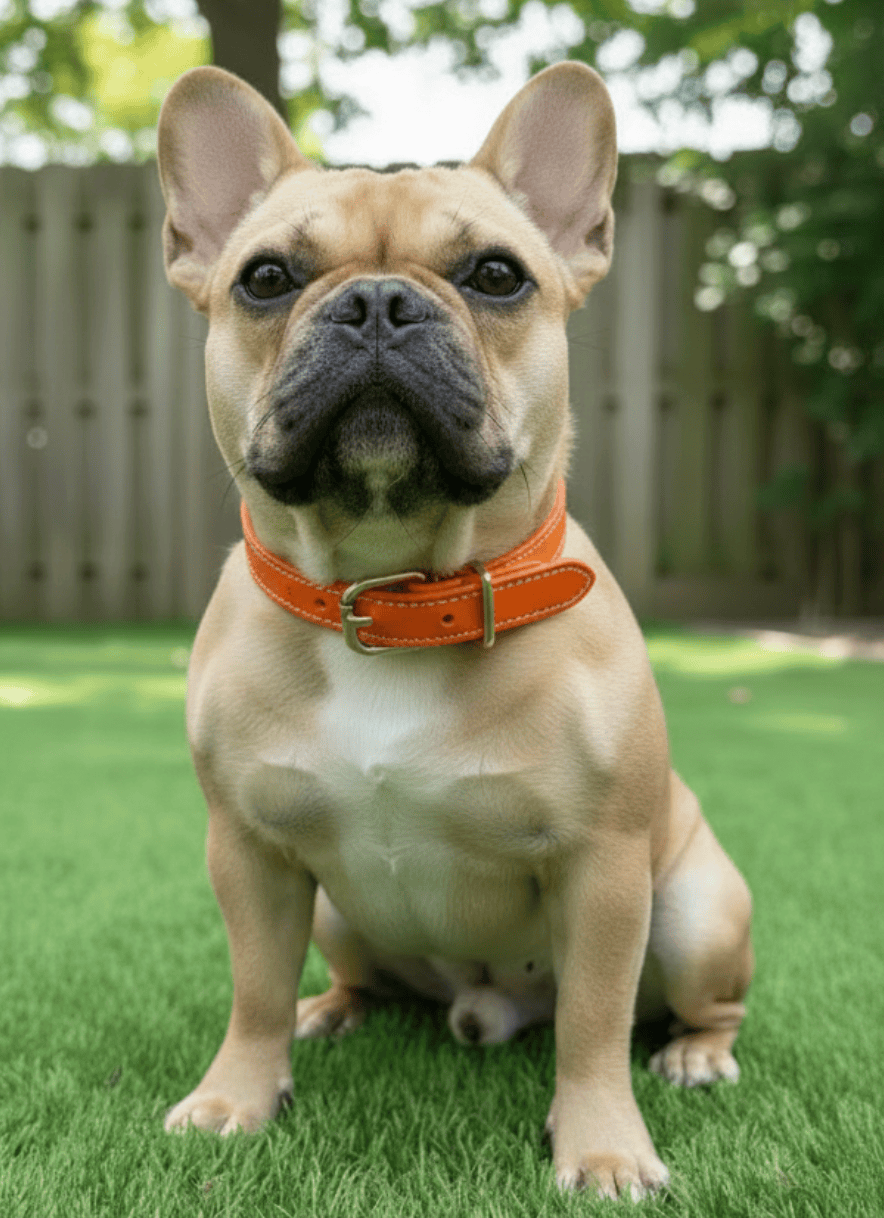Chuck P dog collar Hermes Orange / 10 Chuck P- Dog Collars equestrian team apparel online tack store mobile tack store custom farm apparel custom show stable clothing equestrian lifestyle horse show clothing riding clothes Chuck P- Dog Collars horses equestrian tack store