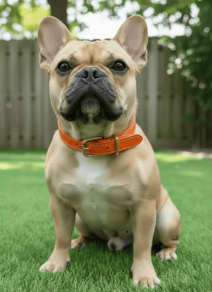 Chuck P dog collar Hermes Orange / 10 Chuck P- Dog Collars equestrian team apparel online tack store mobile tack store custom farm apparel custom show stable clothing equestrian lifestyle horse show clothing riding clothes Chuck P- Dog Collars horses equestrian tack store