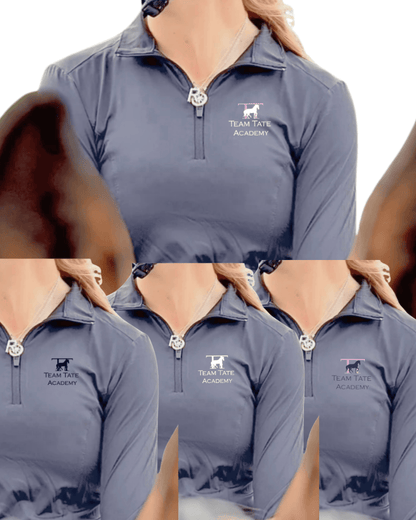 Equestrian Team Apparel Custom Team Shirts Grey / XS / White Team Tate- Sun Shirts equestrian team apparel online tack store mobile tack store custom farm apparel custom show stable clothing equestrian lifestyle horse show clothing riding clothes Team Tate- Sun Shirts horses equestrian tack store