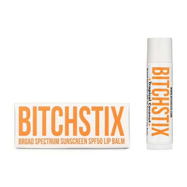 BitchStix Personal Care Tropical Coconut Bitchstix- Lip Balm SPF 50 equestrian team apparel online tack store mobile tack store custom farm apparel custom show stable clothing equestrian lifestyle horse show clothing riding clothes Bitchstix Lip Balm at Equestrian Team Apparel horses equestrian tack store