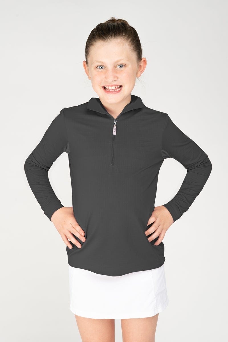 EIS Youth Shirt Black EIS- Sun Shirts Youth Small 4-6 equestrian team apparel online tack store mobile tack store custom farm apparel custom show stable clothing equestrian lifestyle horse show clothing riding clothes ETA Kids Equestrian Fashion | EIS Sun Shirts horses equestrian tack store
