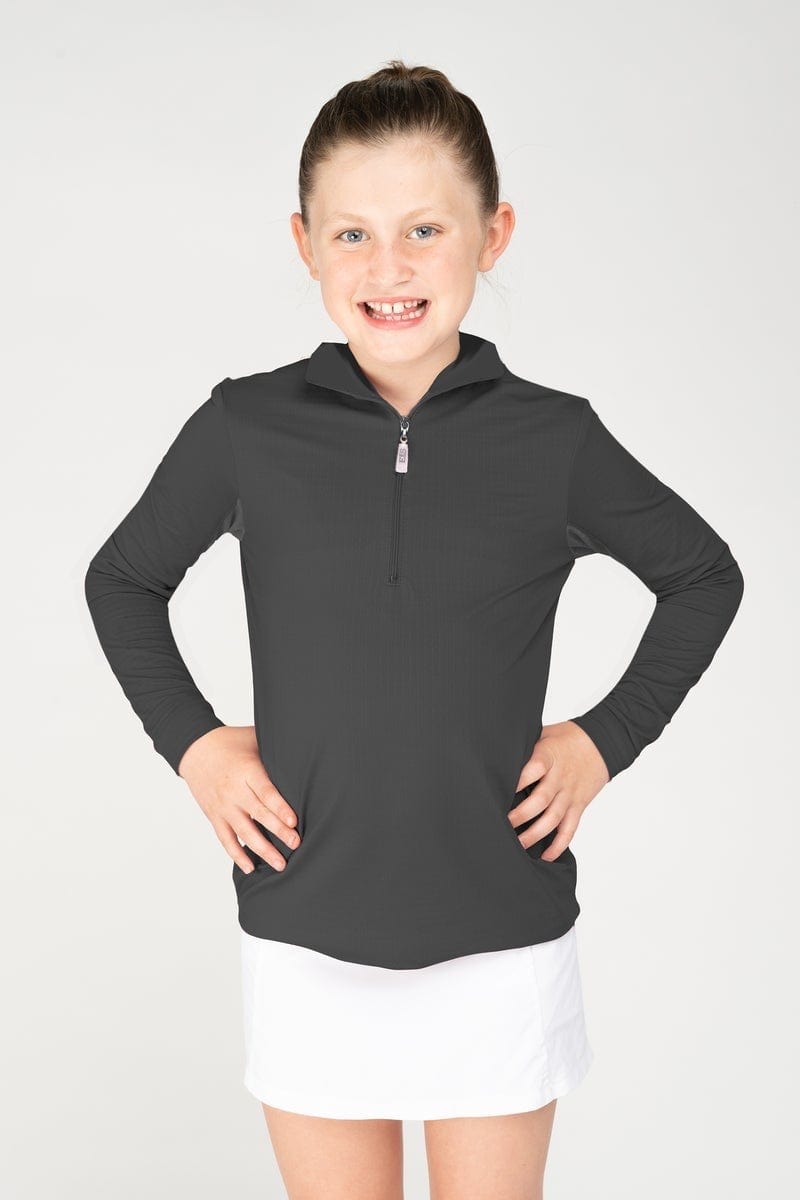 EIS Youth Shirt Black EIS- Sun Shirts Youth Large 8-10 equestrian team apparel online tack store mobile tack store custom farm apparel custom show stable clothing equestrian lifestyle horse show clothing riding clothes ETA Kids Equestrian Fashion | EIS Sun Shirts horses equestrian tack store