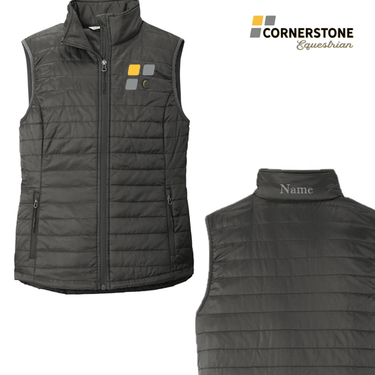 Equestrian Team Apparel Cornerstone Equestrian (TN) - Puffy Vest equestrian team apparel online tack store mobile tack store custom farm apparel custom show stable clothing equestrian lifestyle horse show clothing riding clothes Cornerstone Equestrian (TN) - Puffy Vest horses equestrian tack store